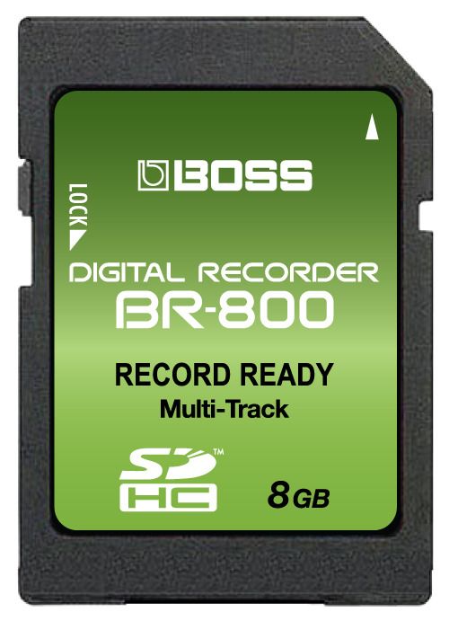 8GB SD Boss Roland BR80 8G Memory Card Upgrade Digital Recorder 8 Gig