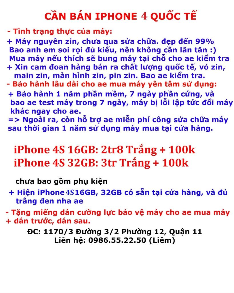 iPhone 4S Giá Tốt