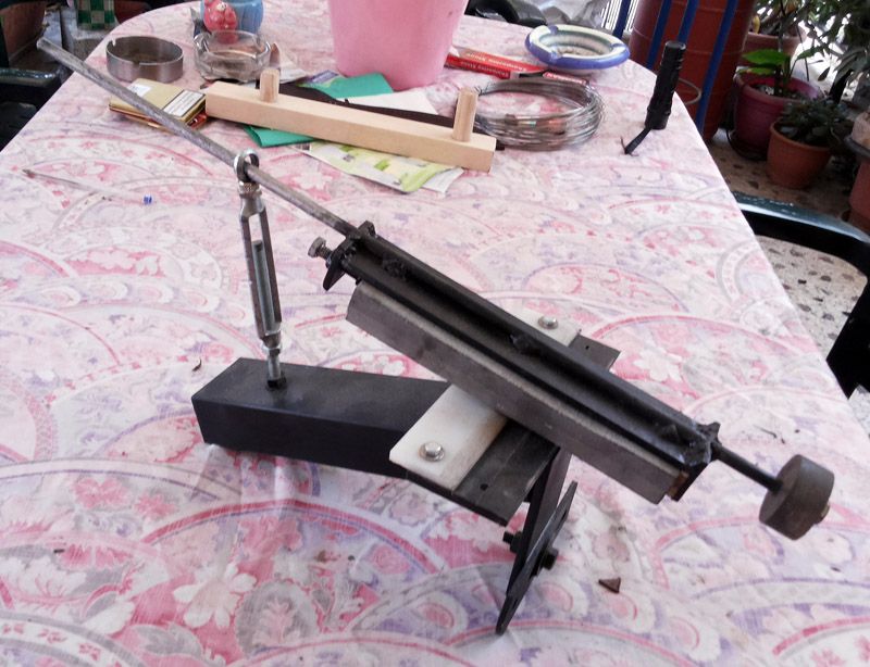 My home made belt sander. Canadian Knifemaker