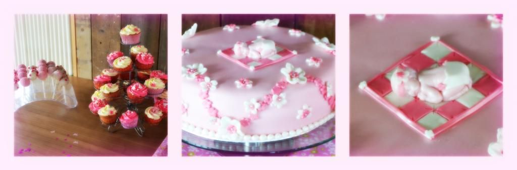 de taart en cupcakes en cakepops