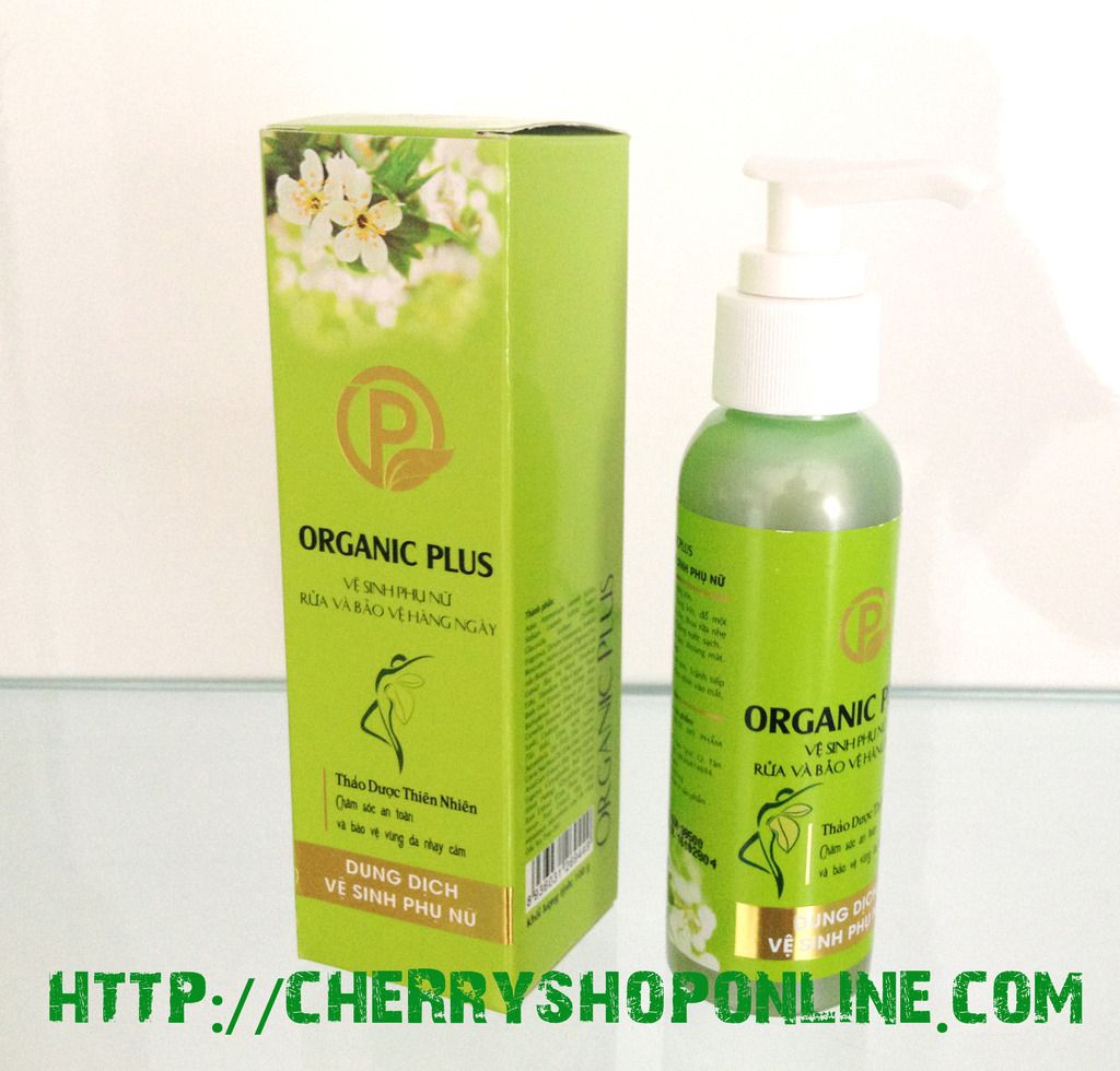 Dung dịch vệ sinh phụ nữ Organic Plus - 100 g