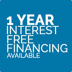 1 Year Interest Free Financing Available!