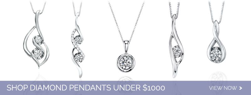 Shop Diamond Pendants under $1000