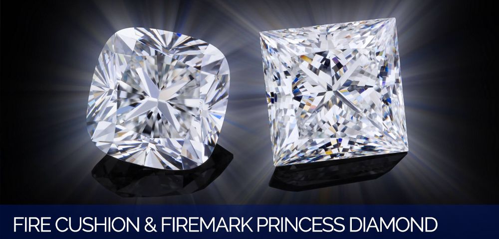 FireMark Princess Cut Diamonds