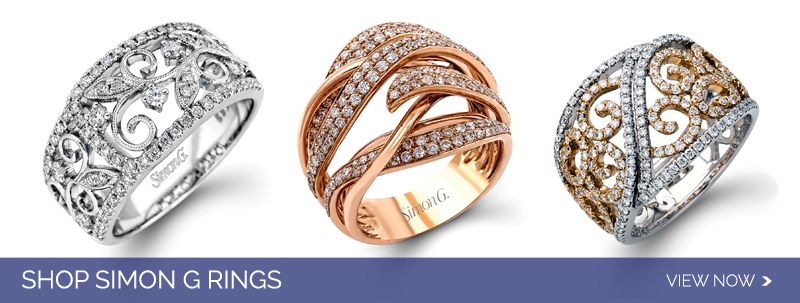 Shop Simon G Rings and Bands
