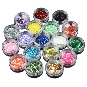 350buy 18 Rainbow Color Glitter Powder 350buy 18 Rainbow Color Glitter Powder