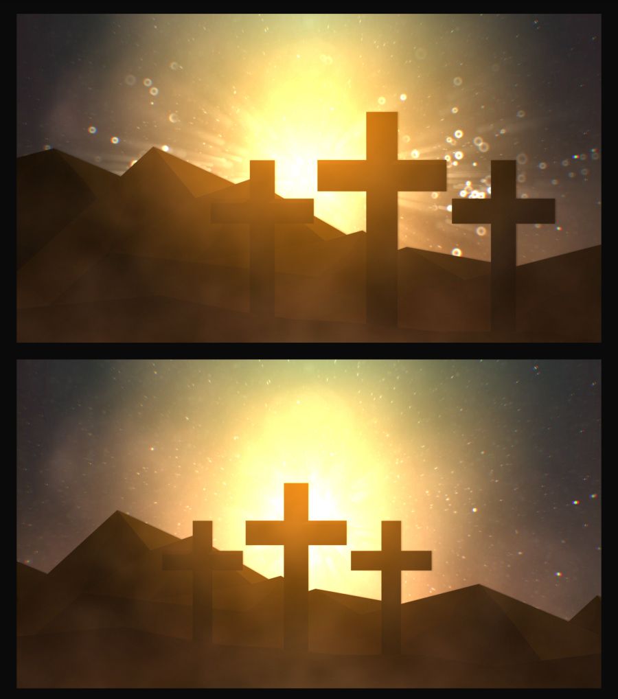 Good Friday Cross Background - 1