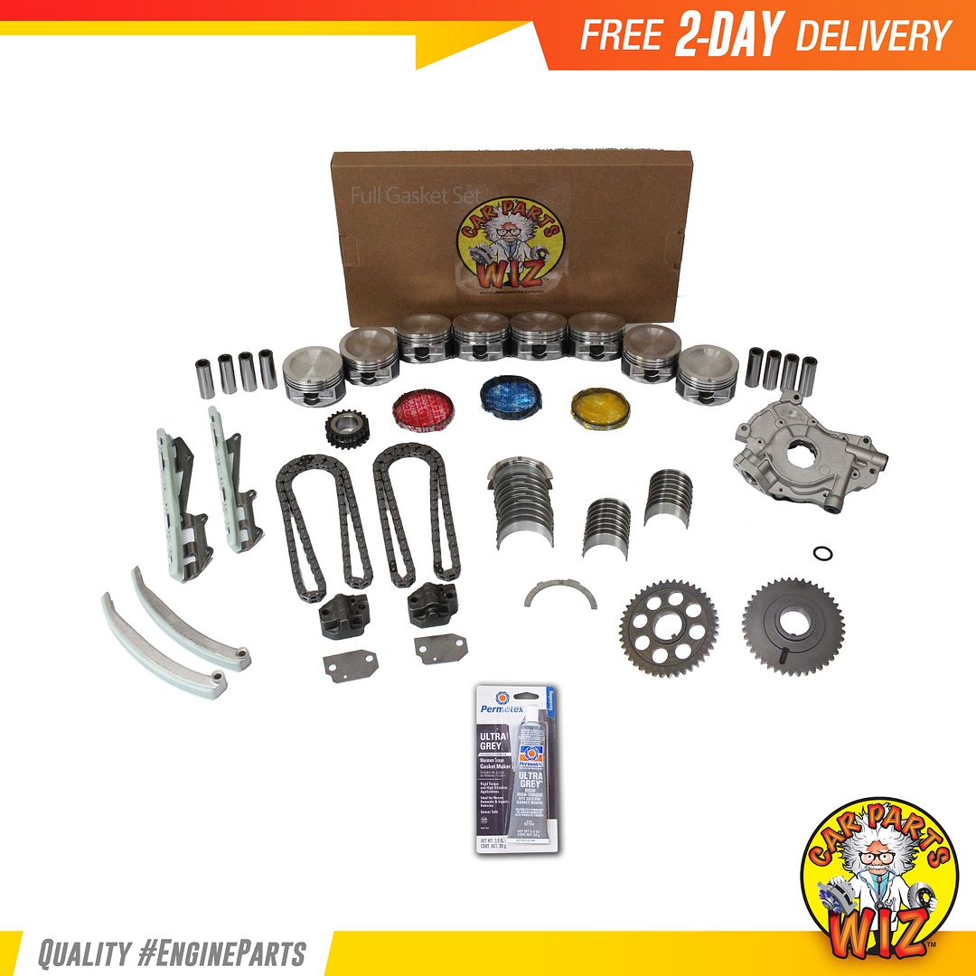 Engine Rebuild Kit Fits 97-99 Ford E-150 Econoline Club Wagon 4.6L V8 SOHC 16v