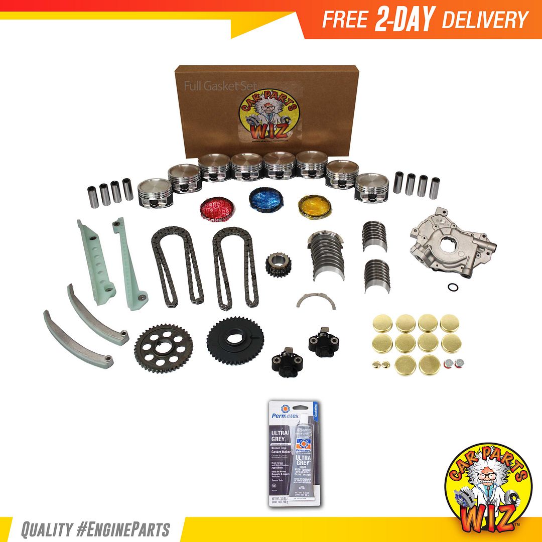 Engine Rebuild Kit Fits 97-99 Ford E-150 Econoline Club Wagon 4.6L V8 SOHC 16v