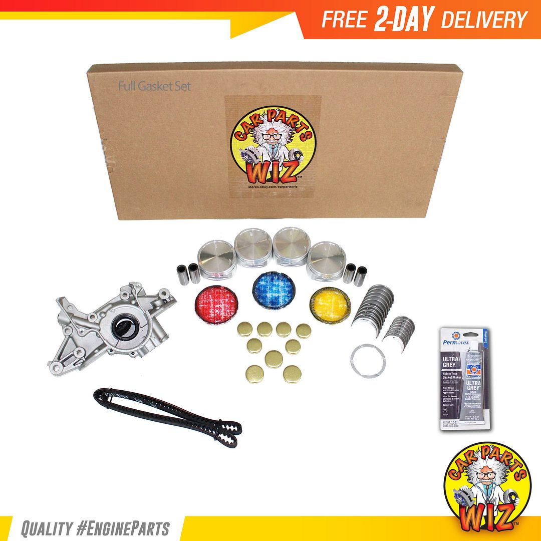Master Engine Rebuild Kit Fits 06-11 Hyundai Kia Accent Rio 1.6L L4 DOHC 16v