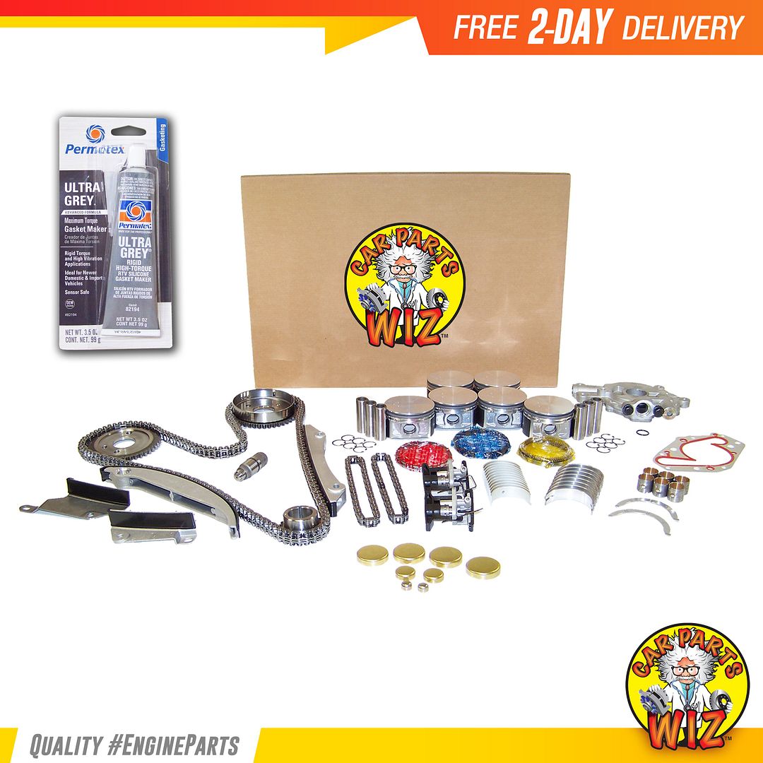 00-02 Ford Escort 2.0L SOHC Master Engine Rebuild//Overhaul Kit VIN P