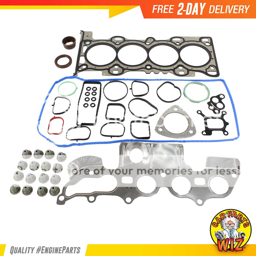 Head Gasket Set Bolts Kit Fits 0913 Ford Escape 2.5L DOHC 16v DURATEC