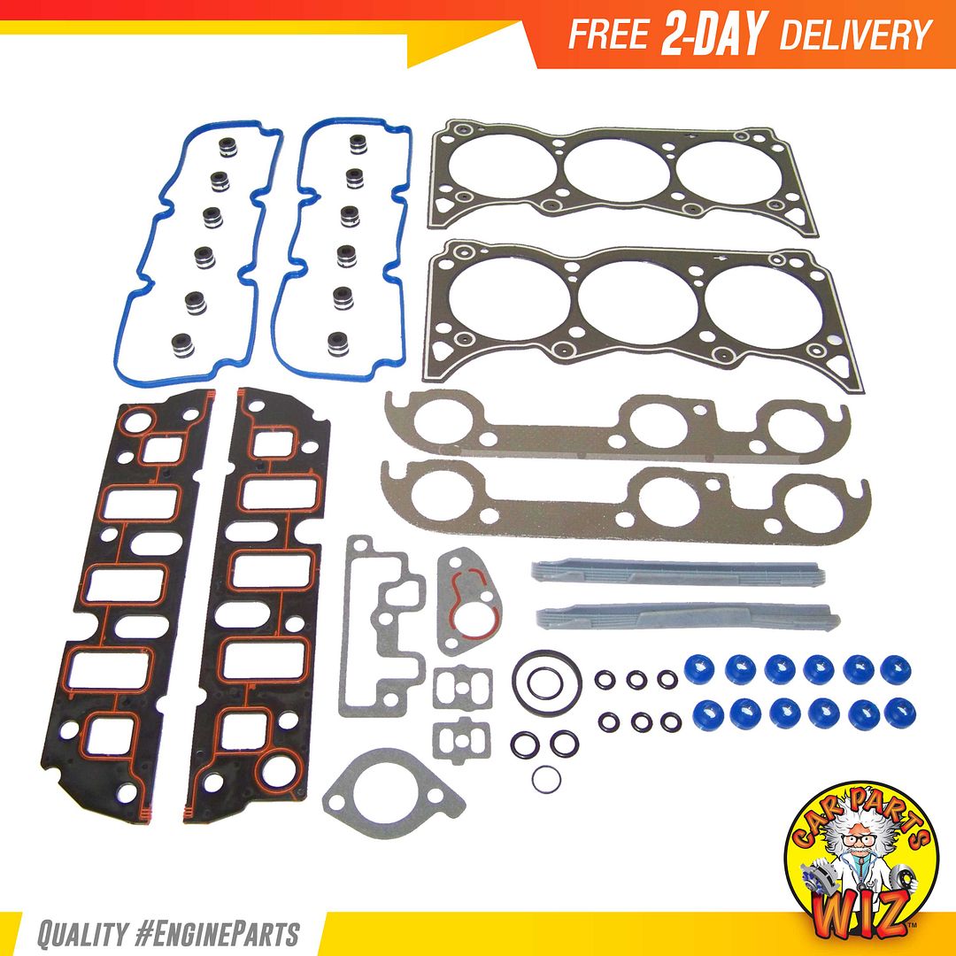 Head Gasket Set Bolts Kit Fits 90-95 Buick Regal 3.8L V6 OHV 12v Cu.231 VIN L