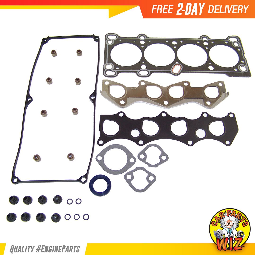 Head Gasket Set Timing Belt Kit Fits 86-88 Toyota Chevrolet 1.6L SOHC Cu 98 4ALC