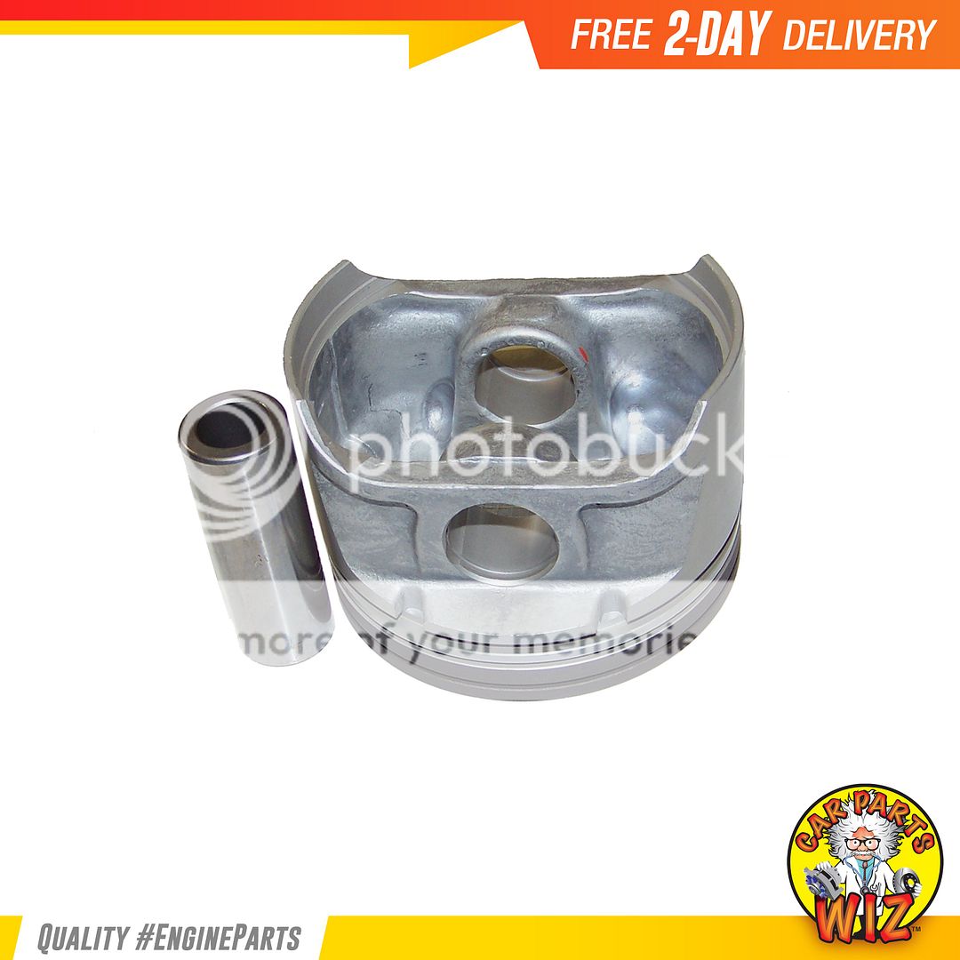 Pistons and Rings Fits 0006 Nissan Sentra 1.8L DOHC 16v QG18DE eBay