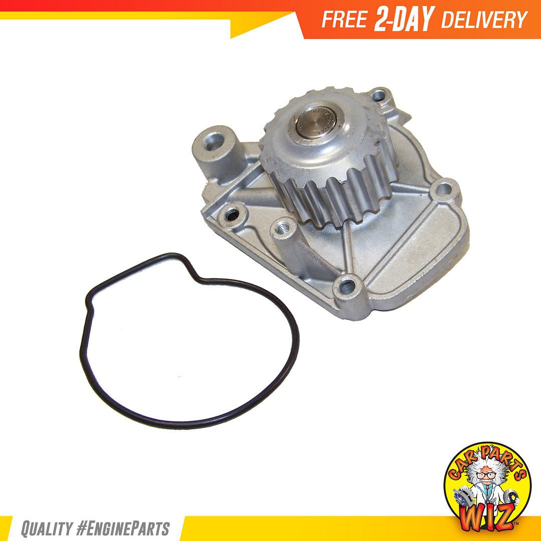 Water Pump Fits 92-95 Honda Civic Civic del Sol 1.5L L4 SOHC 16v