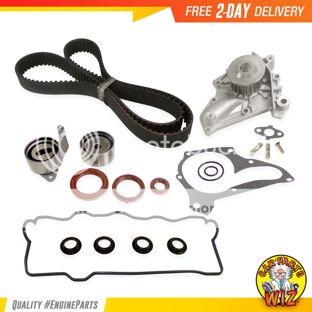 Timing Belt Water Pump Kit Valve Cover Gasket 3SFE 5SFE Fits 8701 Toyota 2.0 eBay