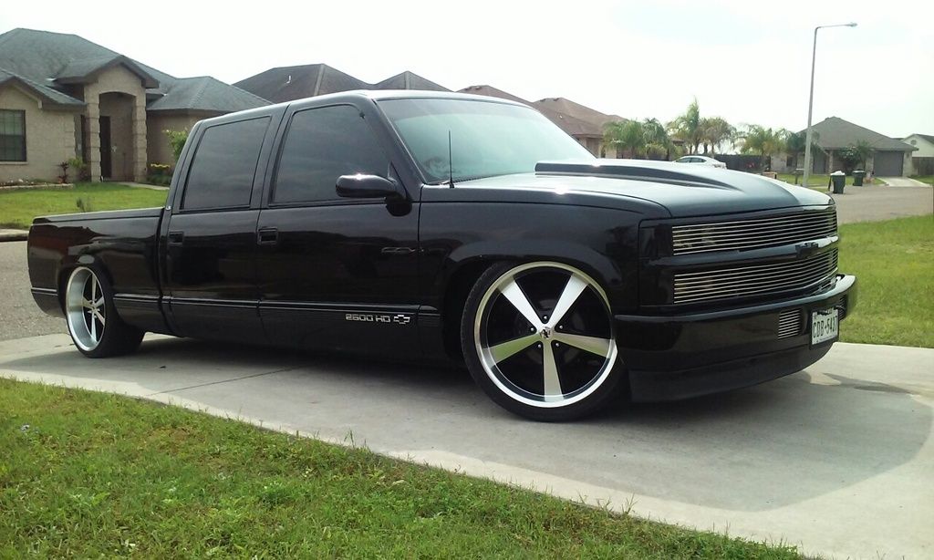 Lowered my obs crew cab more | Chevy Truck Forum | GMC Truck Forum ...